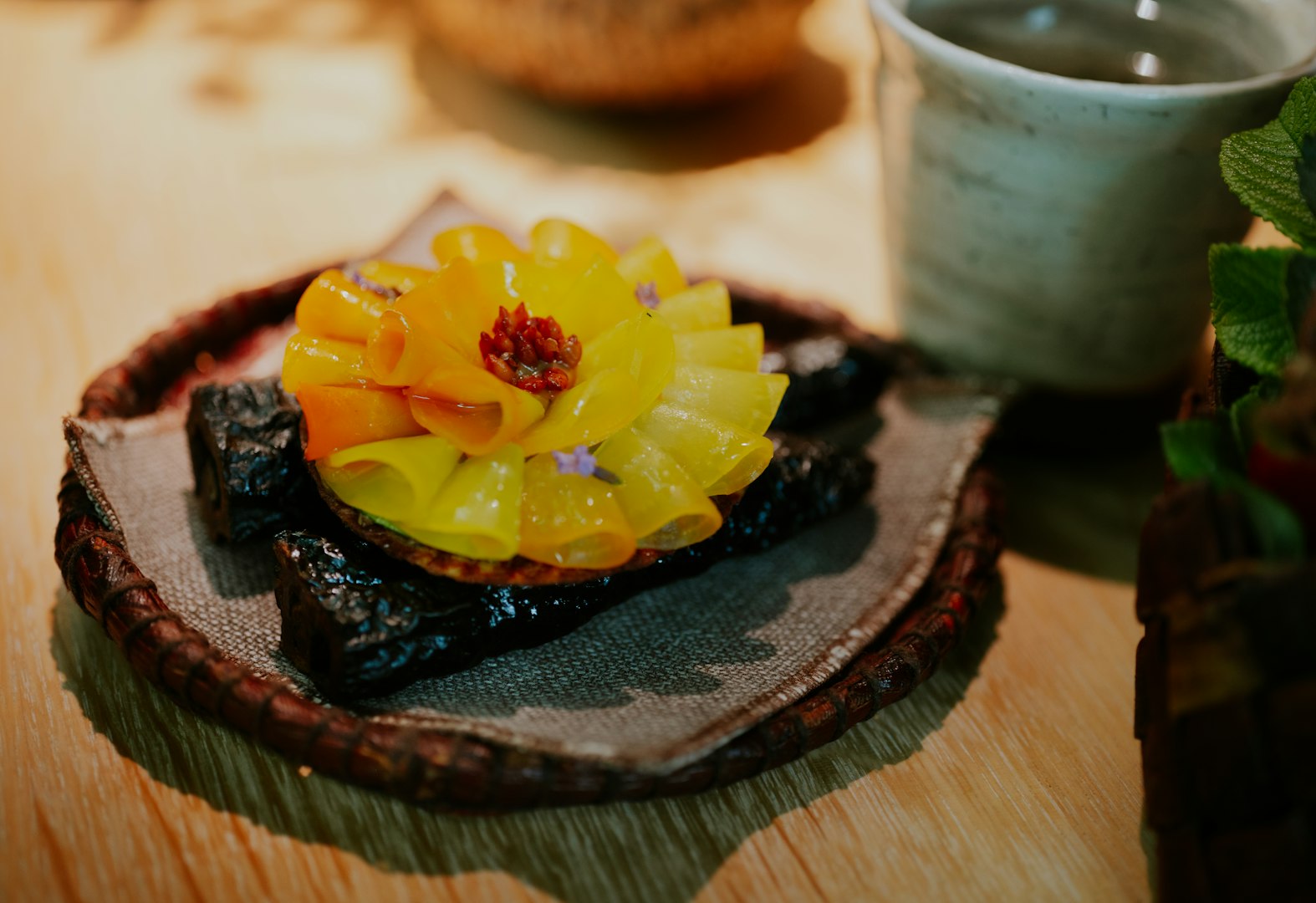 Example of New Nordic Cuisine in a cafe in Denmark