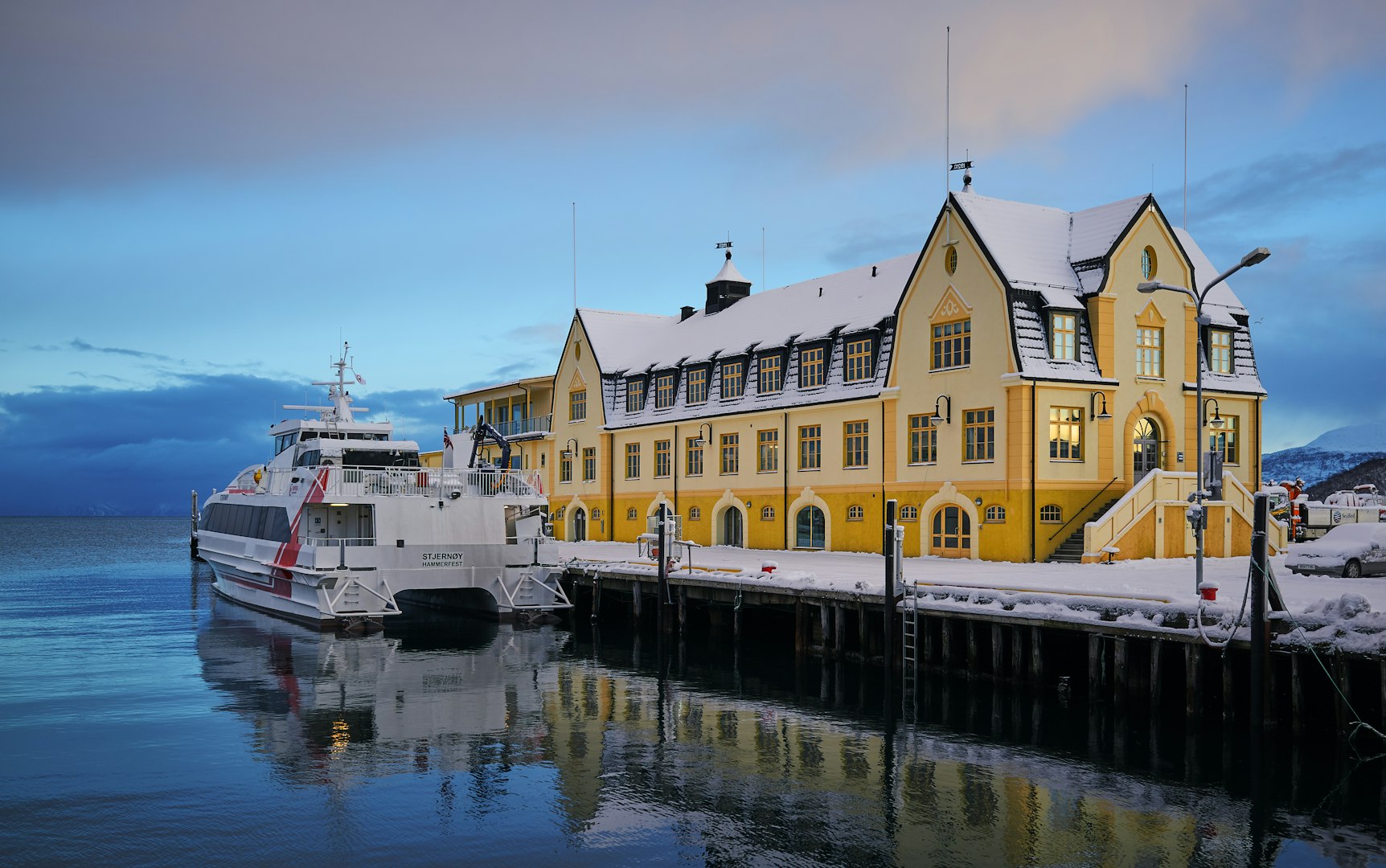 ferry at the dock